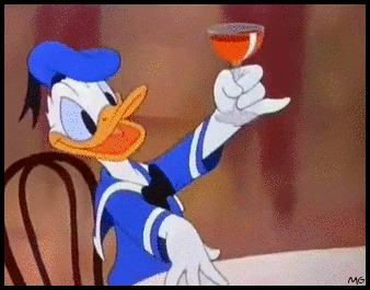 Donald Duck wine