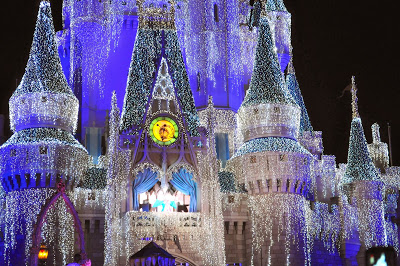 Cinderella Castle lights