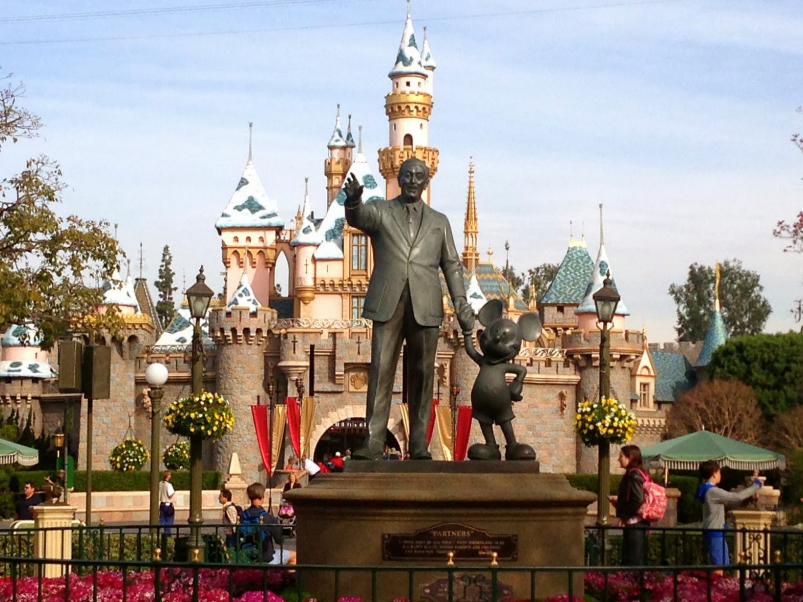 Disneyland Partners Statue