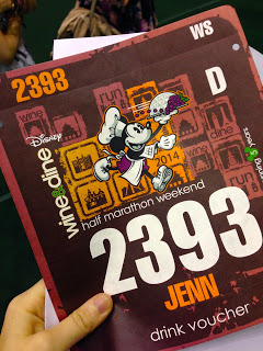 runDisney bib