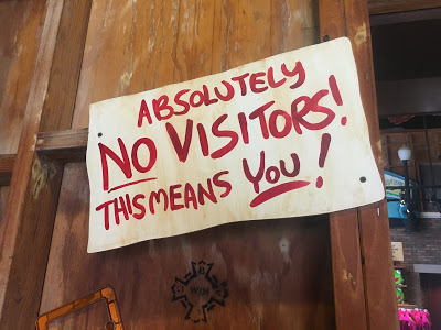 No visitors