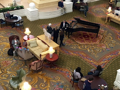 WDW trip report Grand Floridian lobby