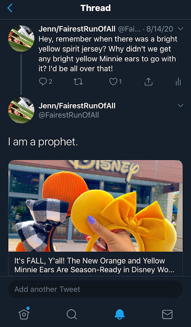 Yellow Minnie ears