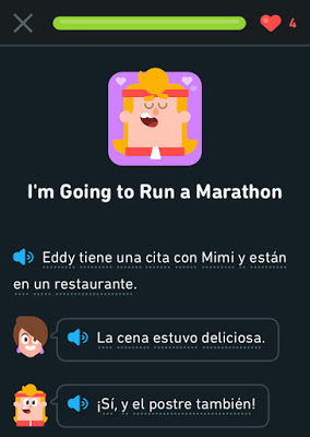 DuoLingo Spanish running story