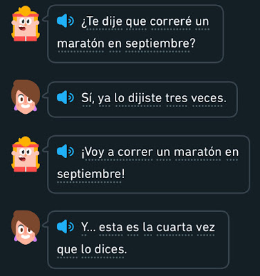 DuoLingo Spanish running story