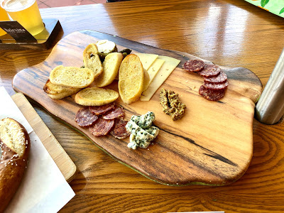 Charcuterie board at BaseLine Tap House