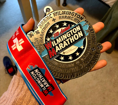 Wilmington Marathon medal