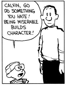 Calvin & Hobbes build character