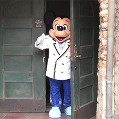 Mickey waving