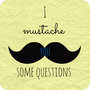 Mustache questions