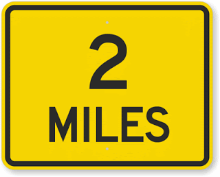 2 miles