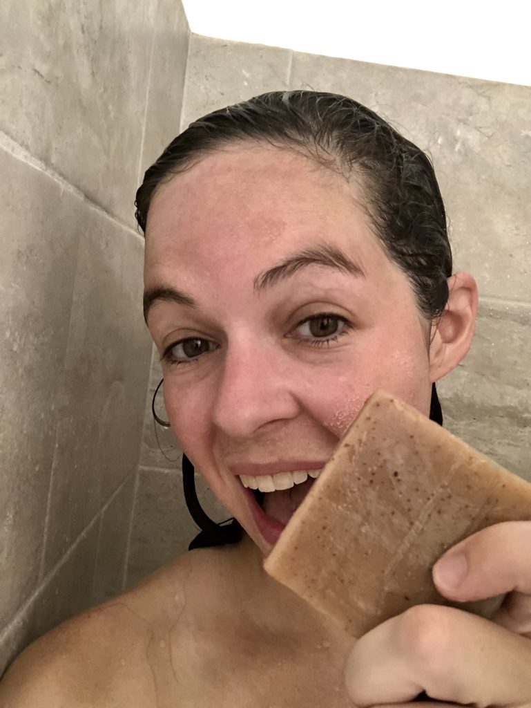Basin almond soap