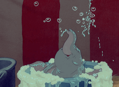 Dumbo soap bath