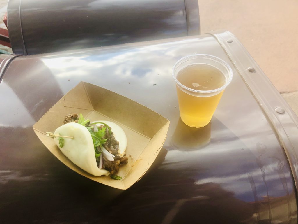 Jasmine Beer and bao bun