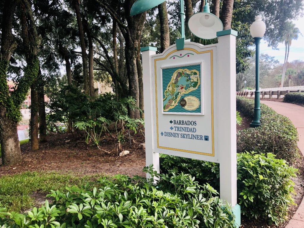 Caribbean Beach sign