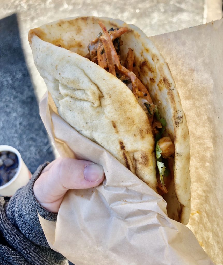 Plant-based breakfast wrap, Ronto Roasters