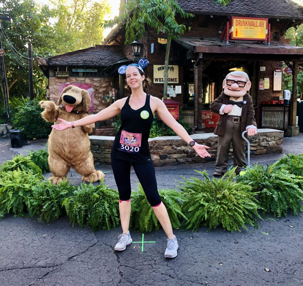 WDW Marathon trip report - Carl & Dug from Up