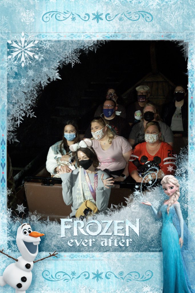 WDW trip report - Frozen Ever After on ride photo