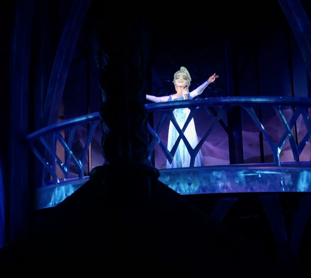 Elsa on Frozen Ever After