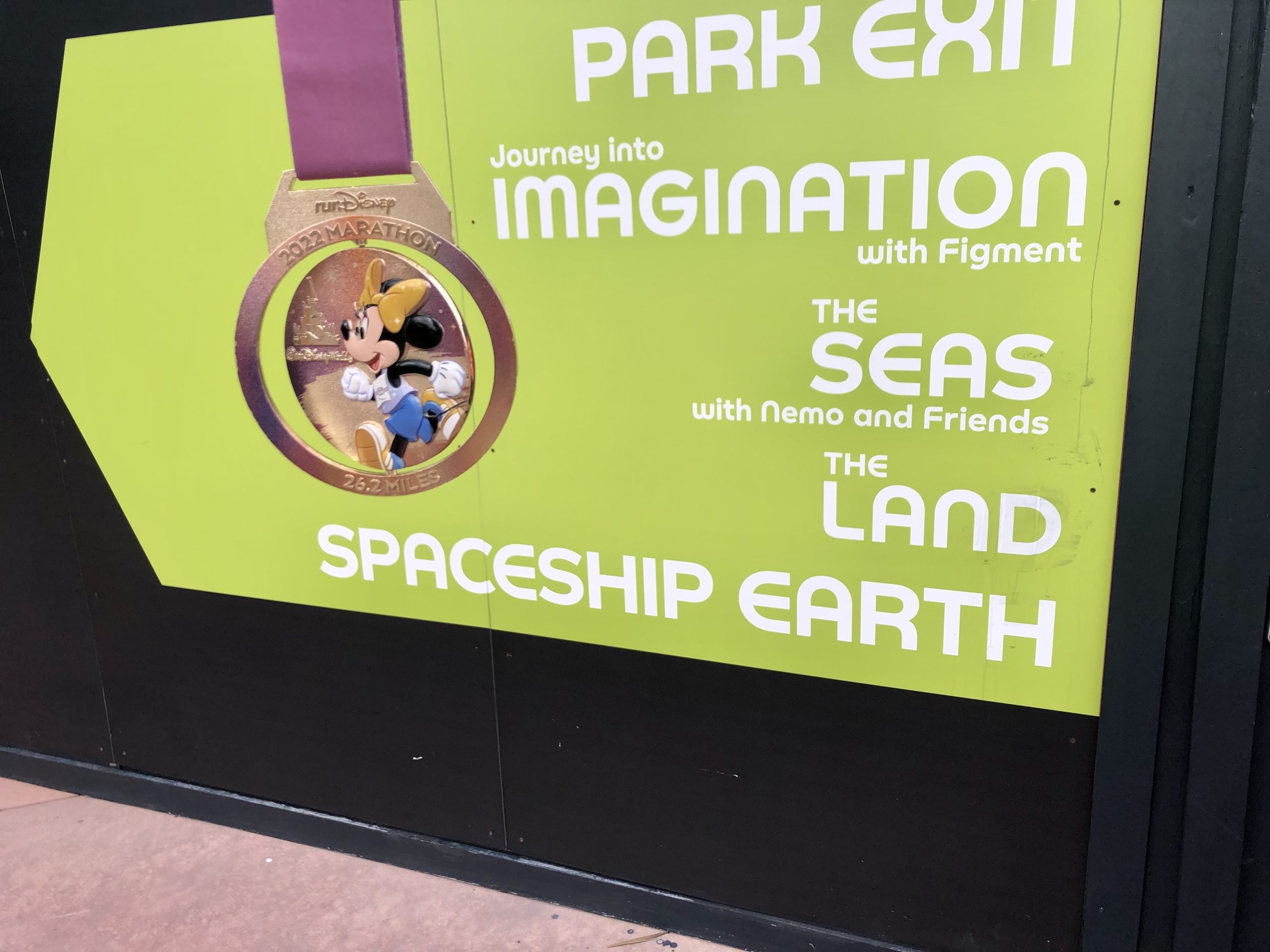 Medal in Epcot