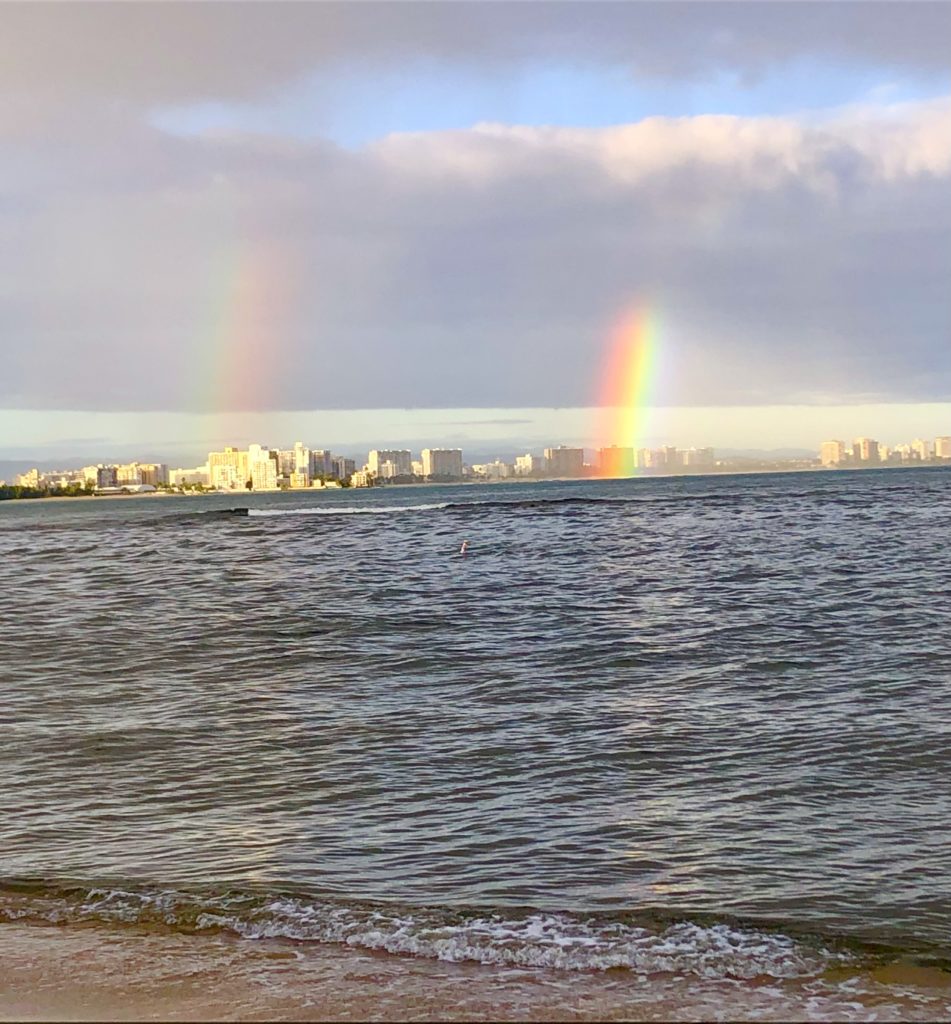 Isla Verde rainbow