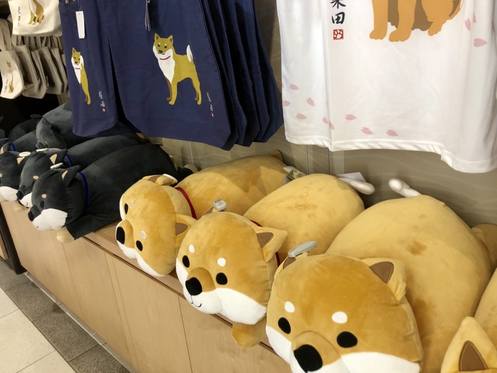 Mitsukoshi Shiba Inu stuffed animals