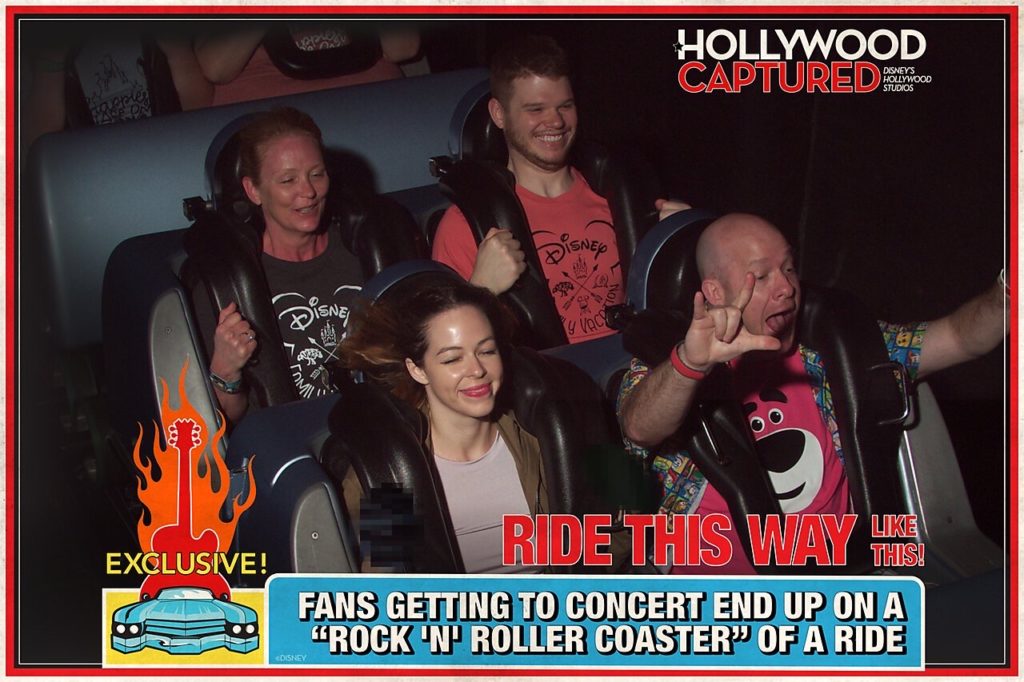 Aerosmith Rock 'n Roller Coaster - they blacked out The Shocker!