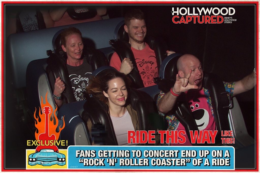 Aerosmith Rock 'n Roller Coaster - they blacked out The Shocker!