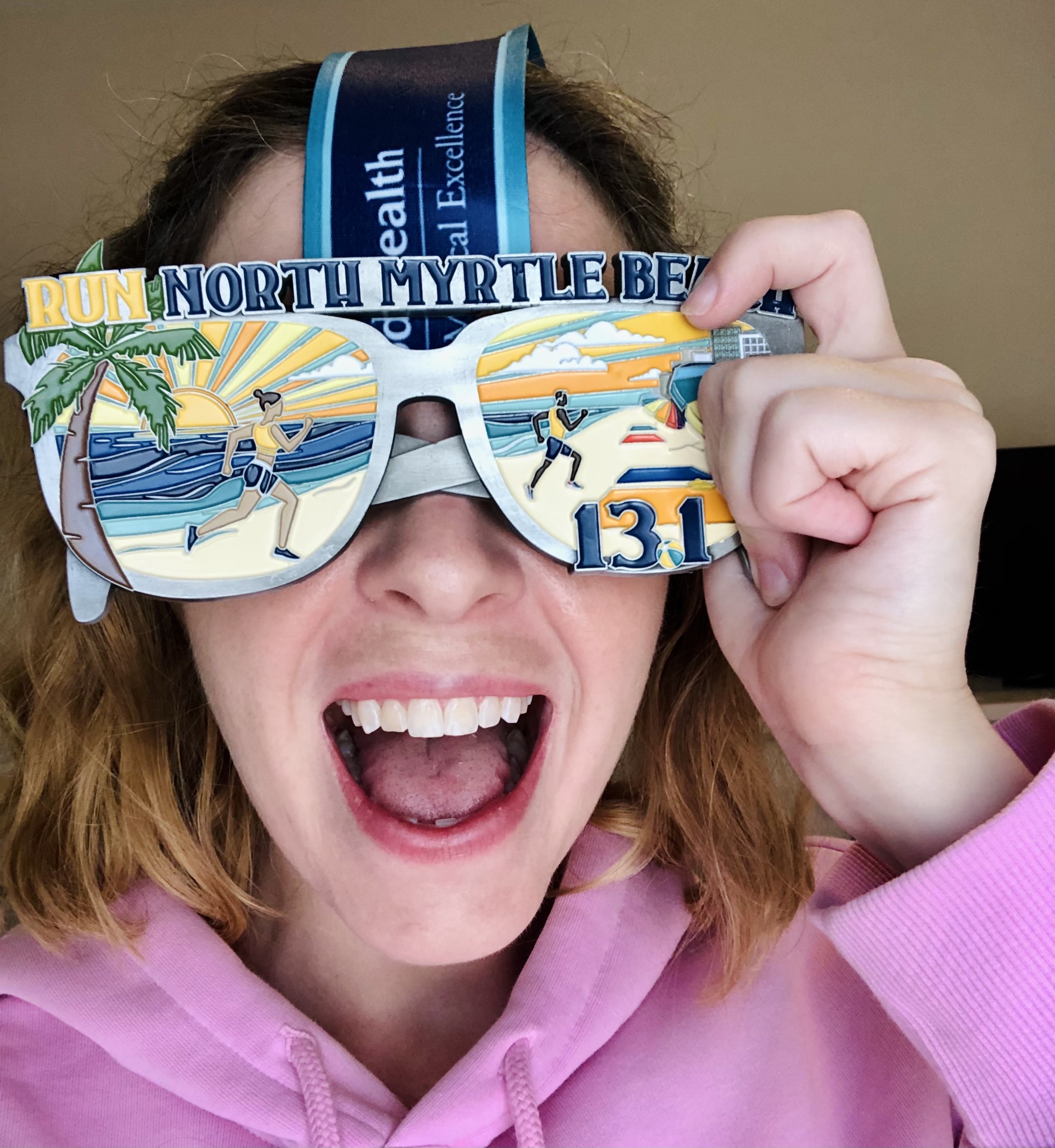 Sunglasses Half Marathon medal