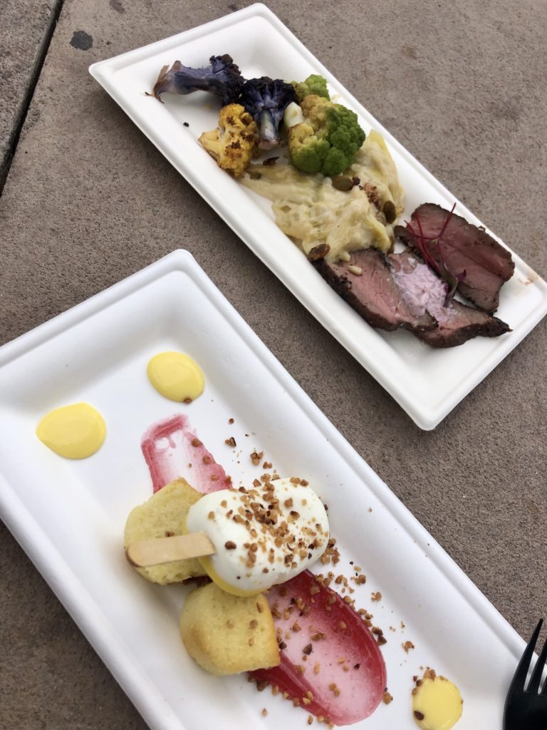 Epcot Flower & Garden Festival - Bison & Goat Cheese Creamsicle