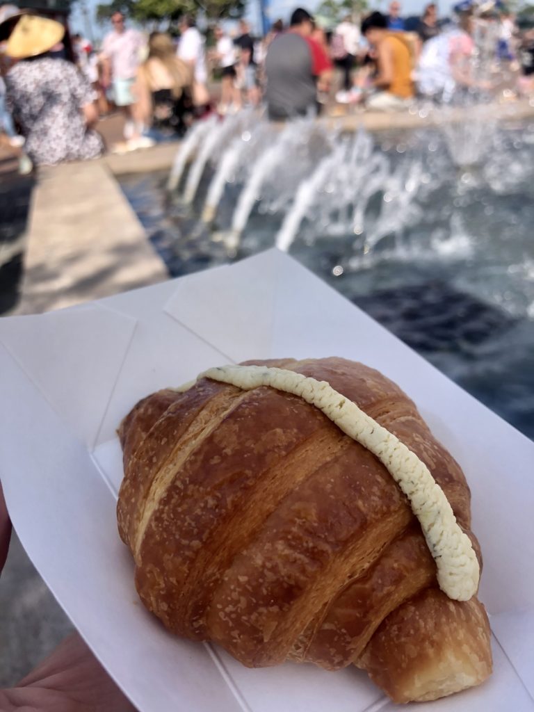 Epcot Flower & Garden Festival - cheese croissant