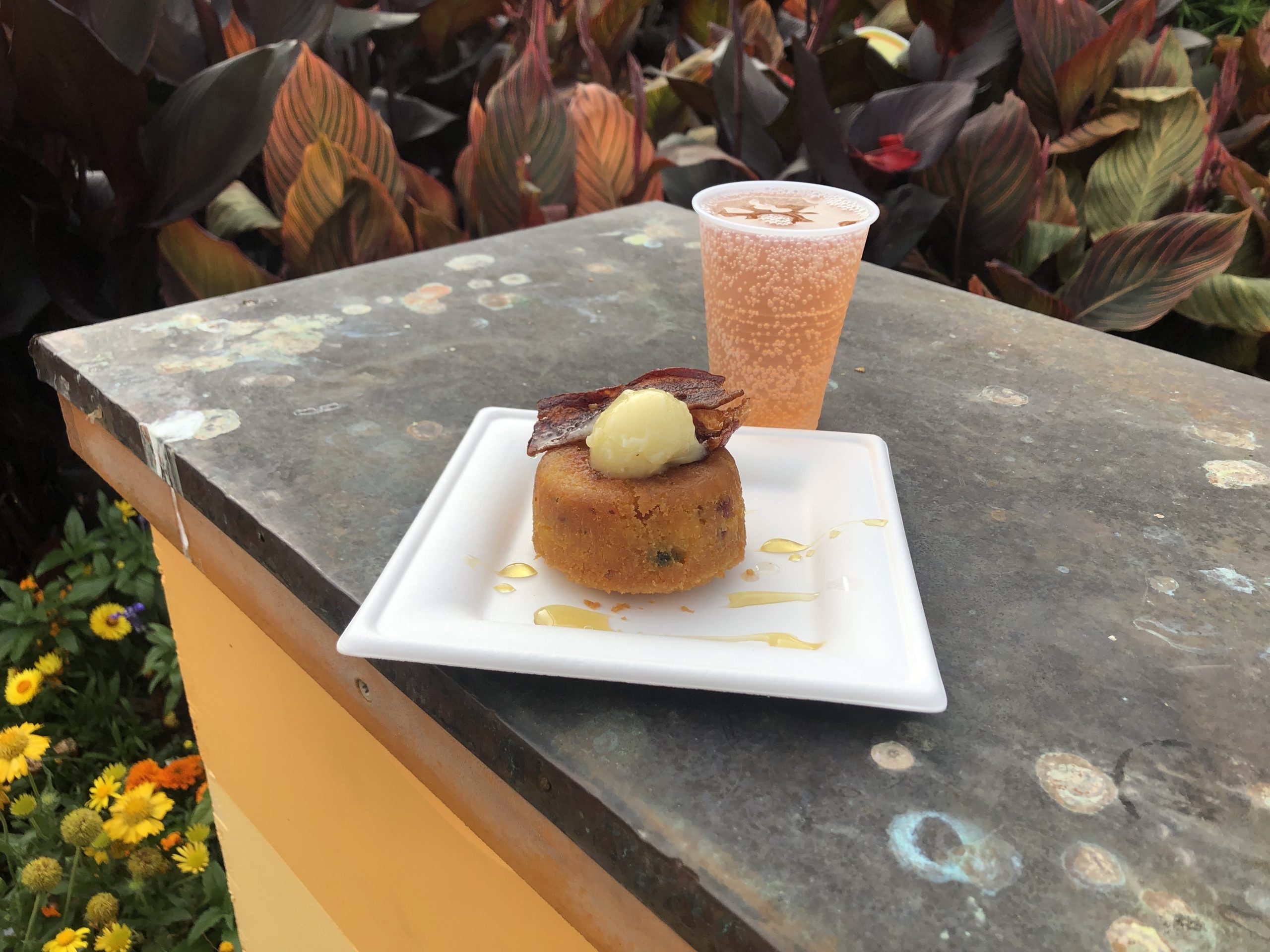 Epcot Flower & Garden Festival - spoon bread and mead