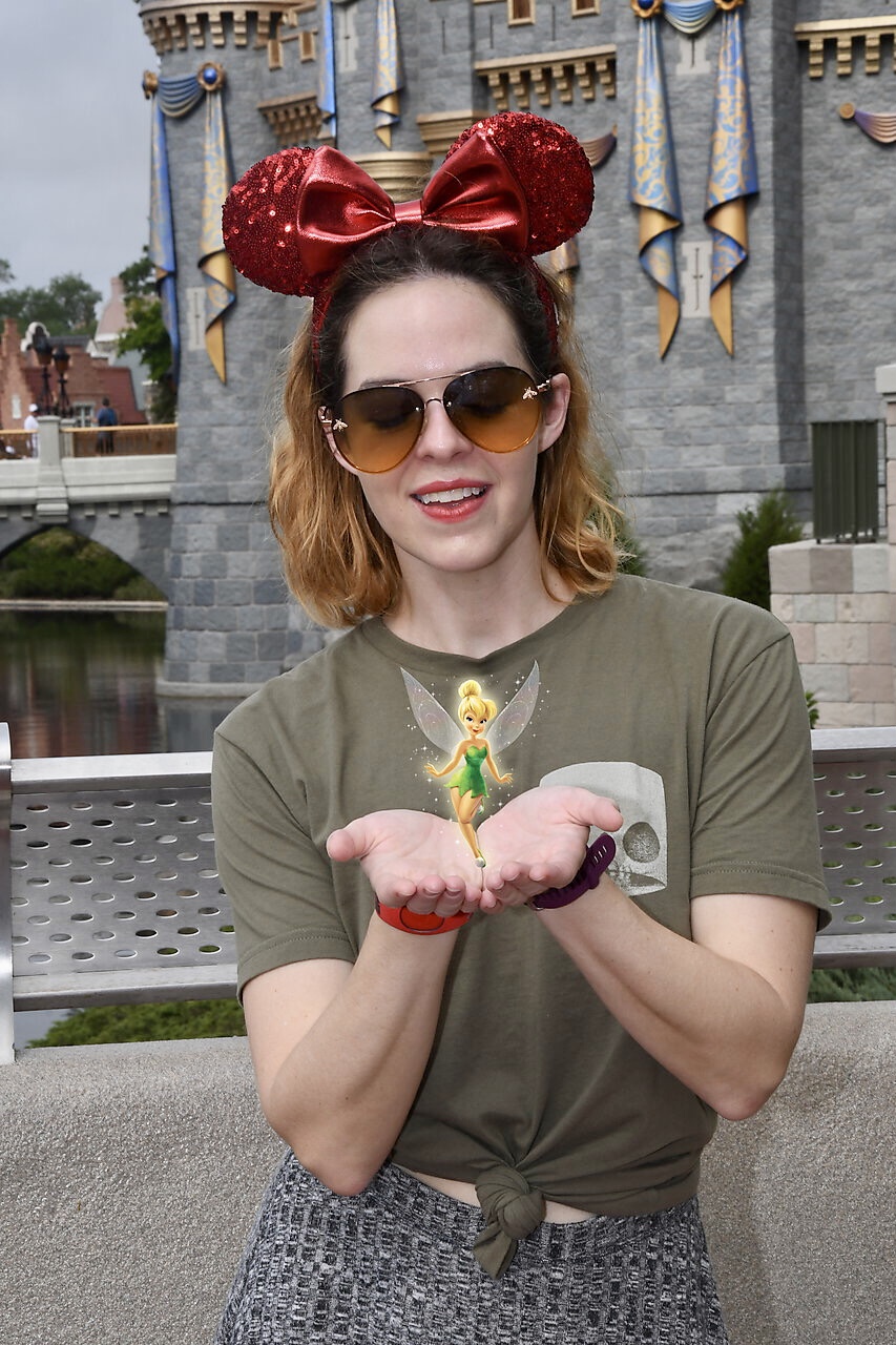 Cinderella Castle Tinker Bell magic shot