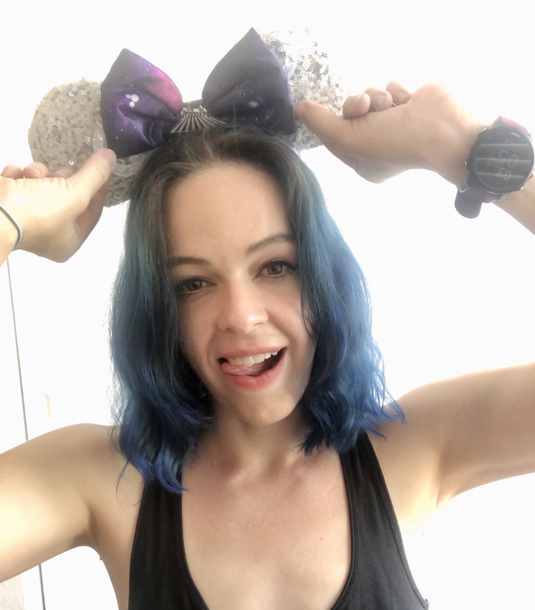 Space Mountain Minnie Ears Selfie