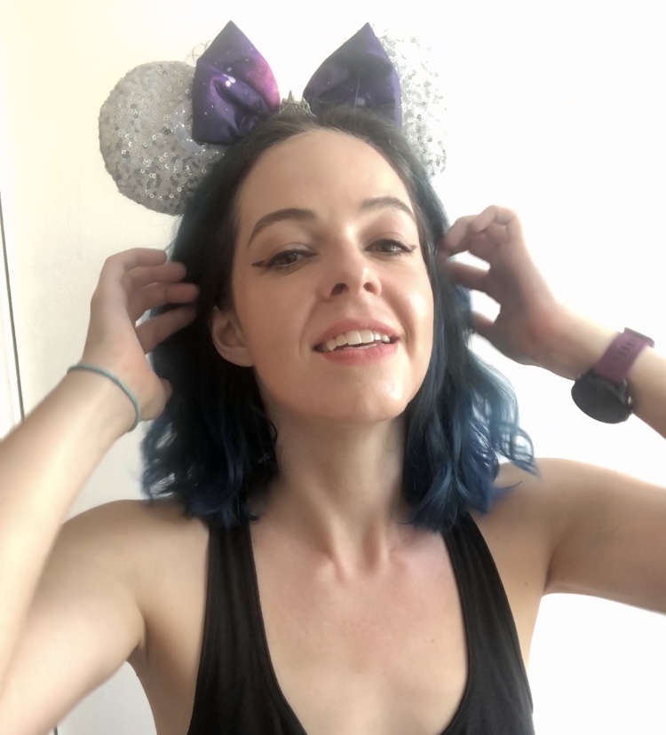 Space Mountain Minnie Ears Selfie