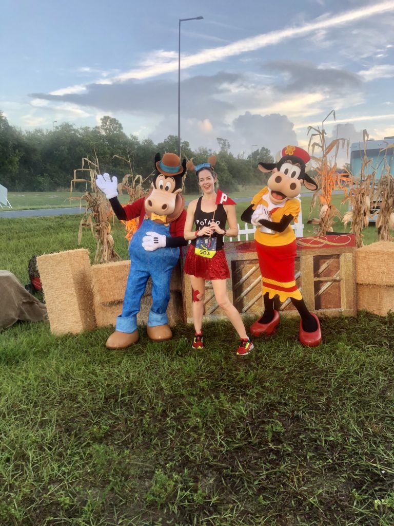 Wine & Dine Half Marathon - Horace Horsecollar and Clarabelle Cow