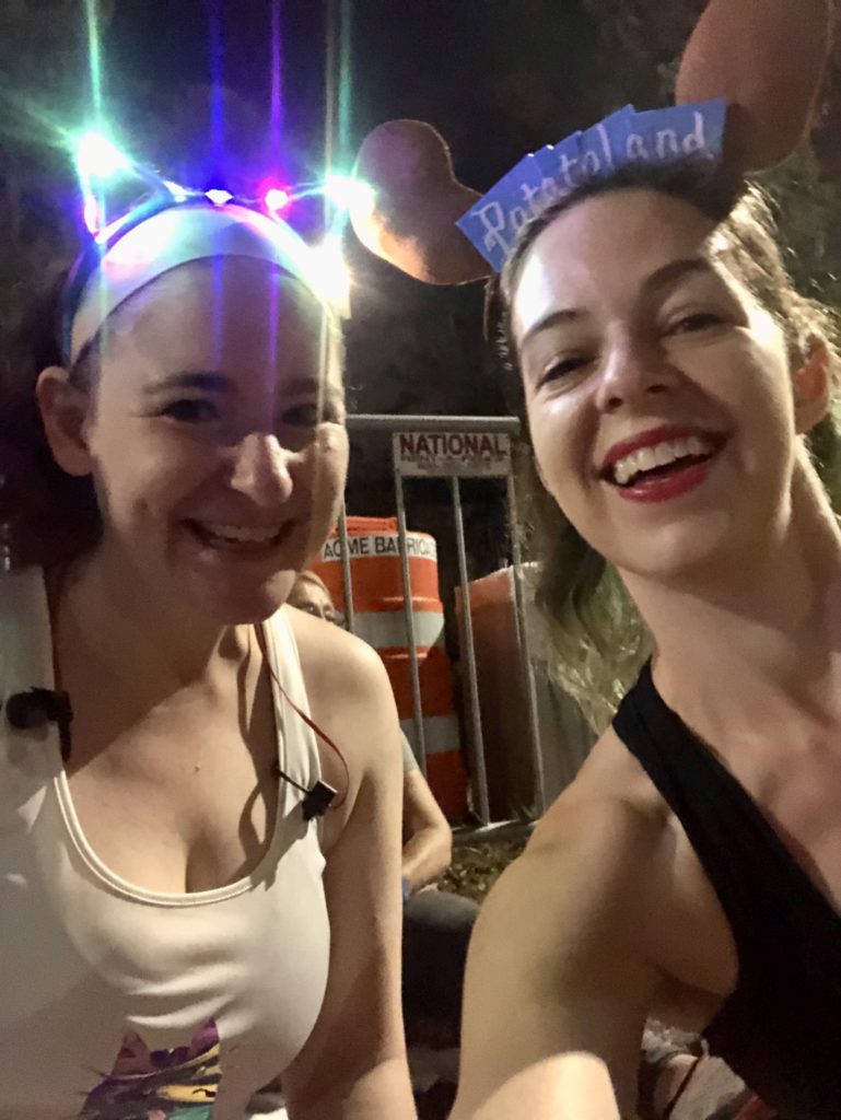 Wine & Dine Half Marathon - corral selfie