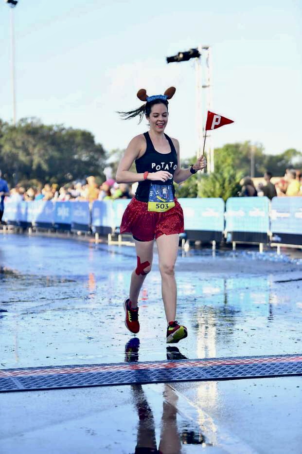 Wine & Dine Half Marathon - Finish line