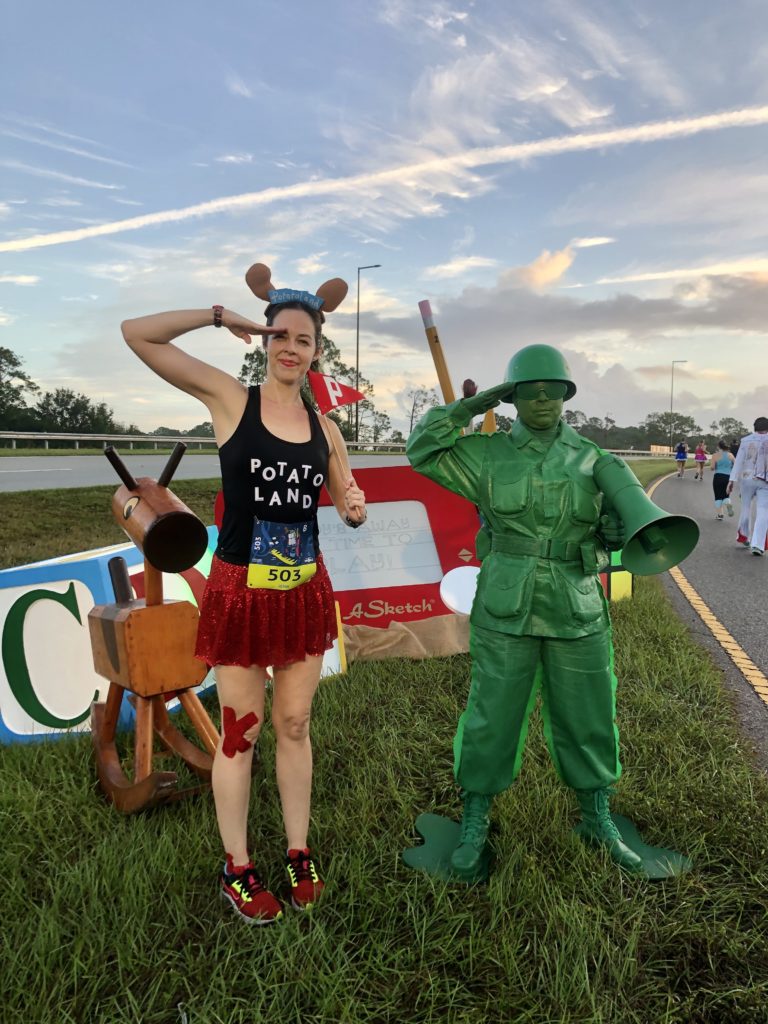 Wine & Dine Half Marathon - Green Army Man