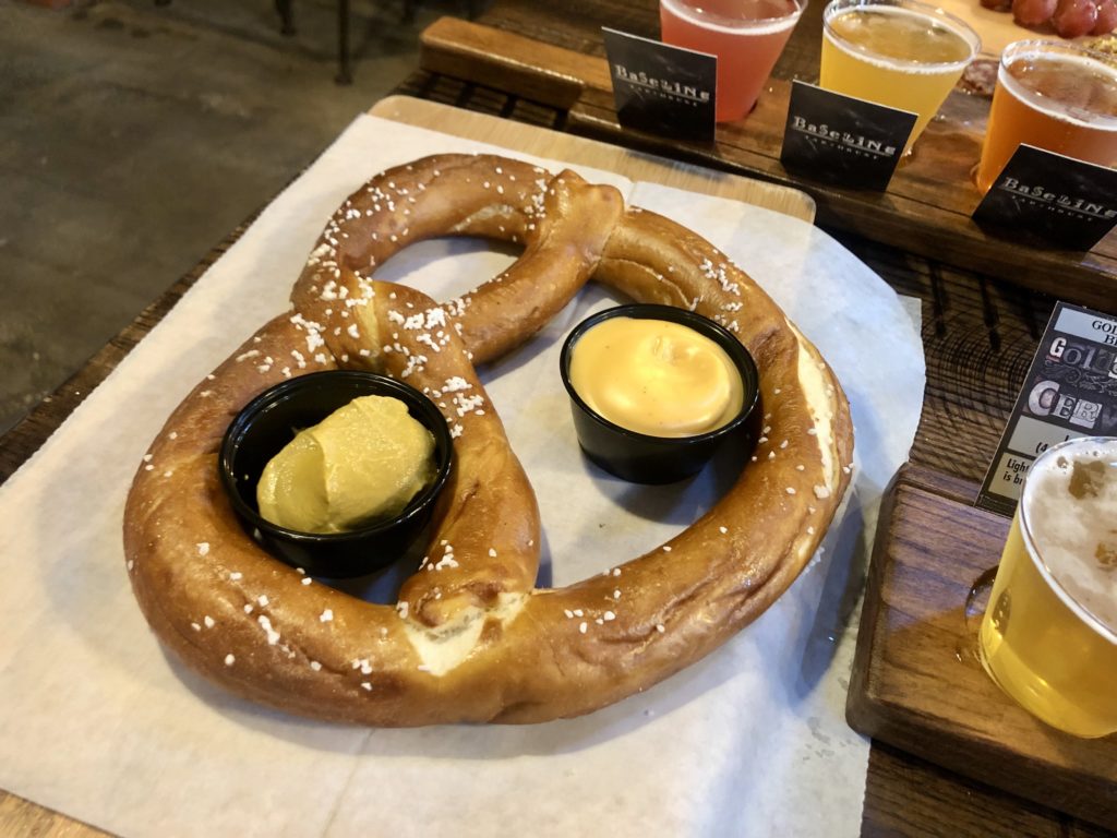 WDW trip report: Baseline Taphouse pretzel