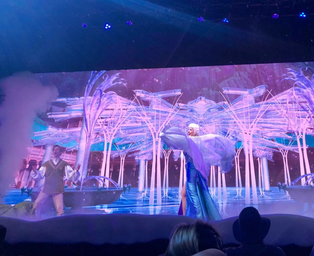 Frozen singalong snow