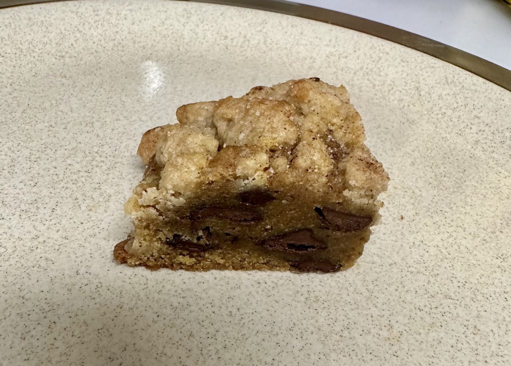 Gideon's Bakehouse pumpkin bread cookie inside