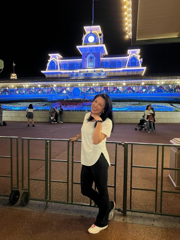 Erika at the Magic Kingdom