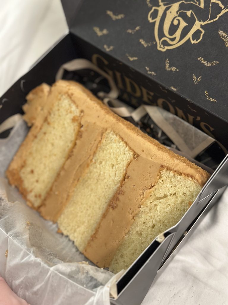 Gideon's bakehouse Butterscotch cookie butter cake