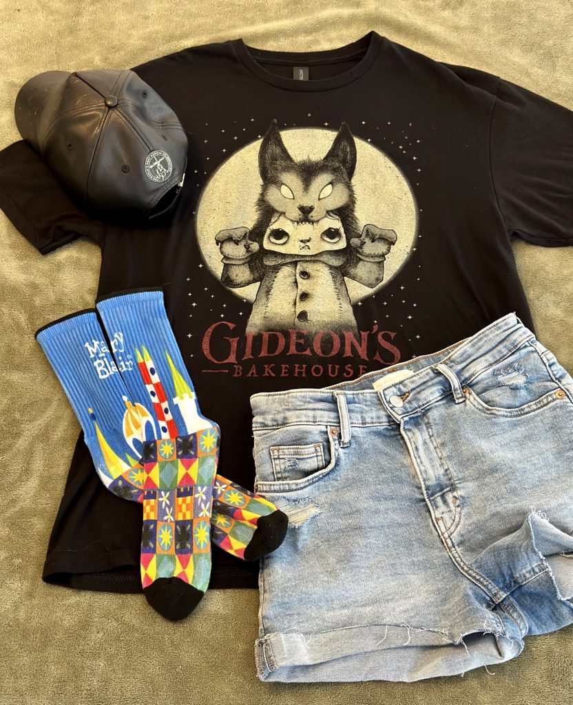 Gideon's Bakehouse and Mary Blair socks outfit