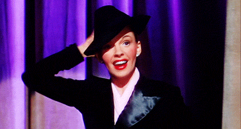 Judy Garland has a hat
