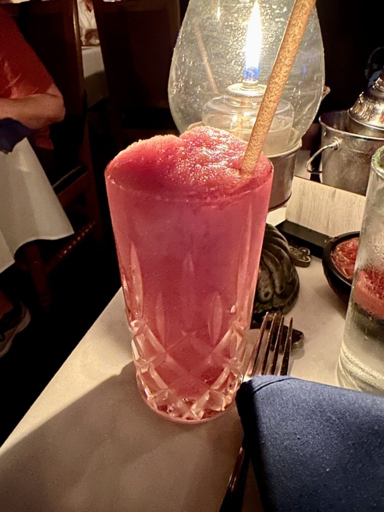 San Angel Inn - Black Magic frozen margarita