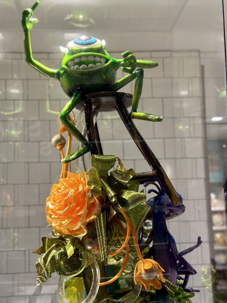 WDW trip report - Monsters Inc candy statue at Fuel