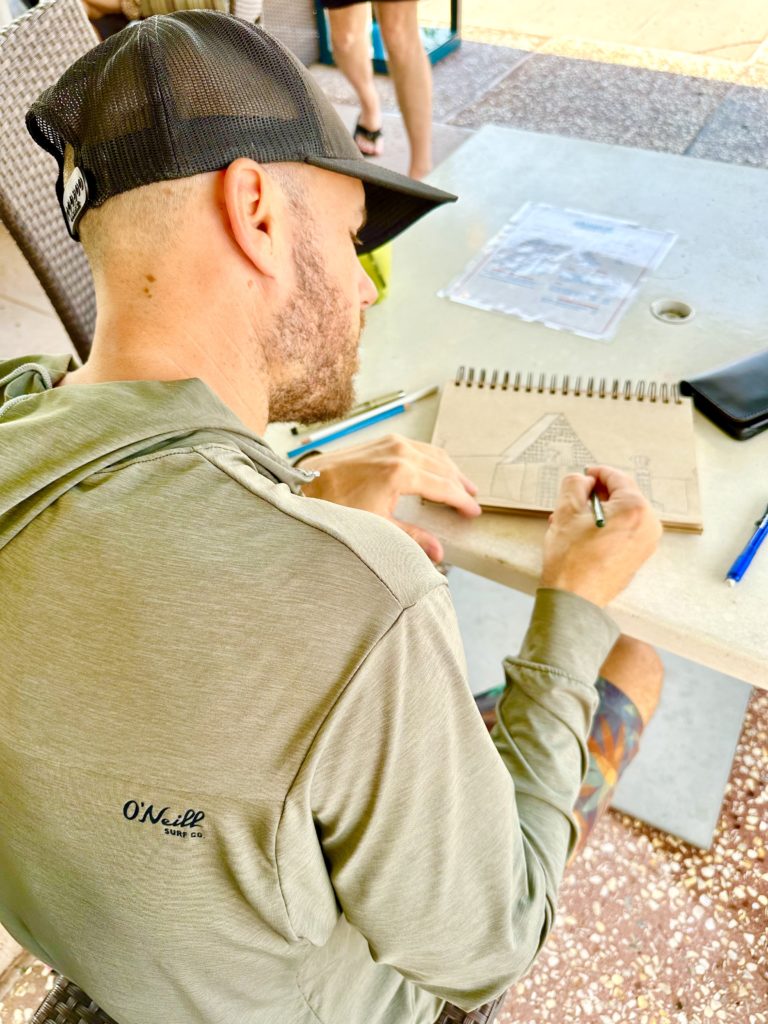 WDW trip report - Pat draws the Dolphin