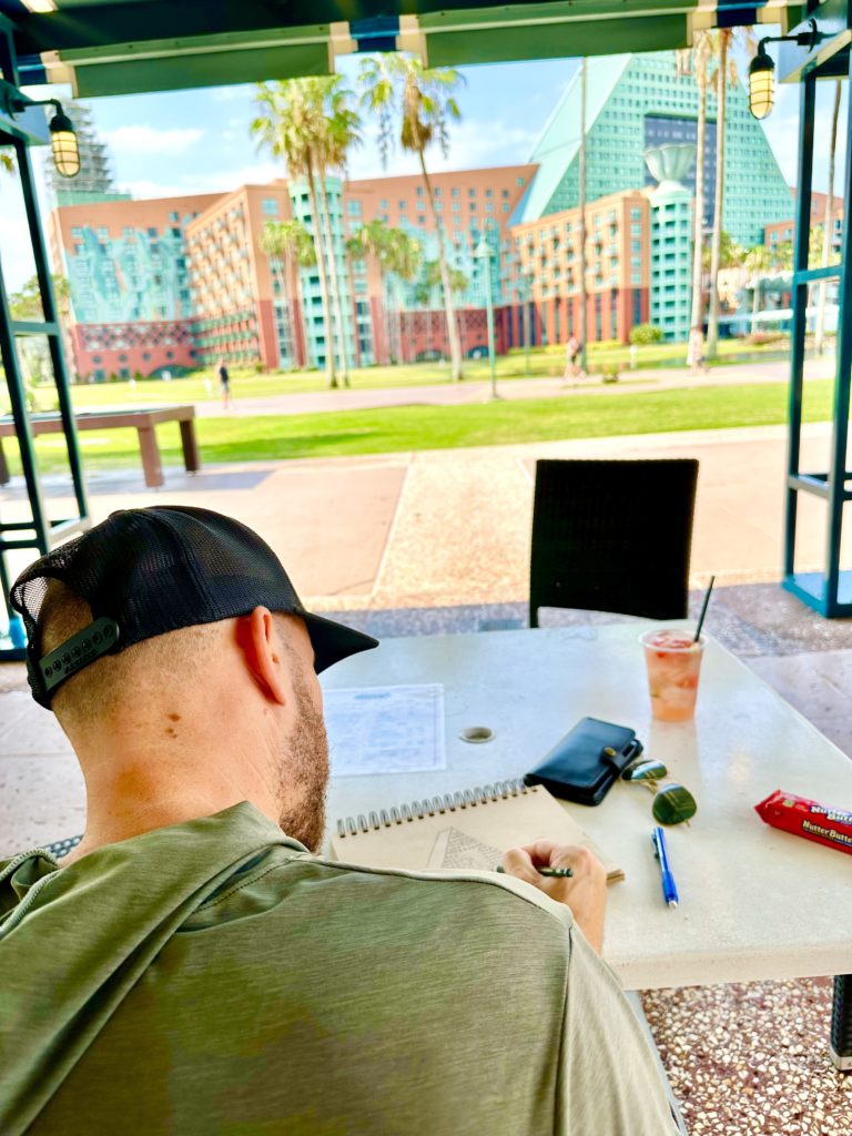 WDW trip report - Pat draws the Dolphin